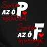 Kép 2/2 - Szeretem az ő  kapucnis pulóverek (B_fekete)