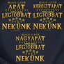 Kép 2/4 - A legjobbat adta nekünk (Apa/Nagyapa/Keresztapa) férfi póló (B_Sötétkék)