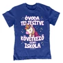 Óvoda teljesítve - unikornis gyerek póló (Királykék)