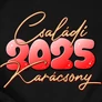 Családi karácsony 2025 családi póló szett (Fekete)