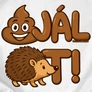 Szarjál sünt póló (B_fehér)