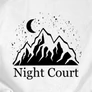 Kép 2/5 - Acotar - Night court női póló (Fehér)