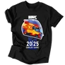 Kép 1/2 - Carlos Sainz Helmet 2025 férfi póló (Fekete)