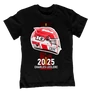 Kép 1/2 - Charles Leclerc Helmet 2025 gyerek póló (Fekete)