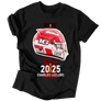 Kép 1/2 - Charles Leclerc Helmet 2025 férfi póló (Fekete)