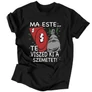 Ma este (szemetes) férfi póló (Fekete)