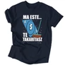 Kép 3/5 - Ma este (takarítás) férfi póló (Sötétkék)