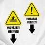 Fulladás veszély páros póló szett (B_fehér)