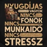 Nyugdíjas vagyok férfi póló (B_Fekete)