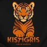 Kép 4/5 - Tigris család póló szett (B_fekete_gyerek)