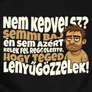 Nem kedvelsz? póló (B_Fekete)