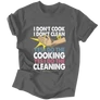 Kép 3/4 - Yes I do the cooking... férfi póló (grafit)