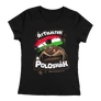 Átteleltek a poloskák női póló (B_Fekete)