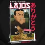 Kép 2/3 - Konnichiwa Lajos | Animeme póló (B_Fekete)