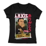 Kép 3/3 - Konnichiwa Lajos | Animeme női póló  (Fekete)