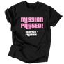 Mission Passed legénybúcsús póló (fekete)