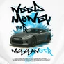Need money for | GTR póló  (B_Fehér)