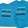 Kép 7/10 - A dilid passzol a dilimhez póló szett (türkiz)