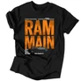 Kép 1/5 - Ram Main férfi póló (Fekete)
