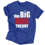 Big Dad Theory férfi póló (Királykék)