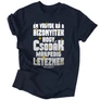 Csodák léteznek férfi póló (Sötétkék)
