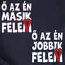 Ő az én felem páros póló szett (B_sötétkék)