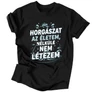 Horgászat az életem póló (Fekete)