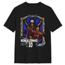 Football Icon Series - Ronaldinho oversize póló (Fekete)