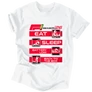 Eat Sleep F1 póló (ff-fehér)