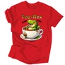 Tea-Rex póló (Piros)