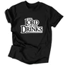 Lord of the Drinks férfi póló (fekete)