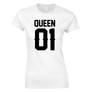 Kép 2/10 - Queen 01 női póló (Fehér)