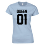 Kép 9/10 - Queen 01 női póló (Világoskék)
