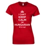 I can't keep calm női póló (piros)