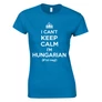 I can't keep calm női póló (türkiz)