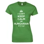 I can't keep calm női póló (zöld)