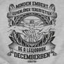 Minden embert egyenlőnek teremtettek póló (Szürke)