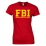 Faszom bánja igyunk FBI női póló (piros)
