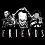 horror friends kapucnis pulóver (fekete)