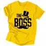 Kép 6/7 - Boss férfi póló (Citrom)
