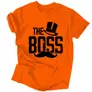 Kép 7/7 - Boss férfi póló (Narancs)