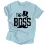 Kép 5/7 - Boss férfi póló (Világoskék)
