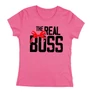 Real Boss női póló (Rózsaszín)