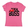 Kép 6/7 - Real Boss női póló (Rózsaszín)