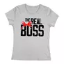 Kép 3/7 - Real Boss női póló (Szürke)
