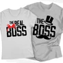 Boss&Real Boss páros póló (Szürke)
