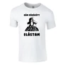 Rám köhögött elástam póló (fehér)