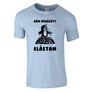 Rám köhögött elástam póló (világoskék)