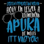 Sosem gondoltam volna Apás póló (B_Fekete)
