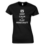 Kép 3/8 - Keep calm MC női póló (Fekete)
